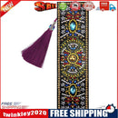 DIY Special Shaped Diamond Painting Creative Leather Bookmarks with Tassel