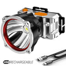LED Headlamp 800LM Waterproof Camping Hiking Rechargeable Headlight Flashlight