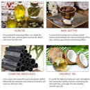 Handmade Bamboo Charcoal Soap Facial Deep Cleanser Bath Clean Grease Skin Care