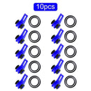 10pcs Fishing Hook Keeper for Fishing Rod Pole Lures Safety Holders (Blue)