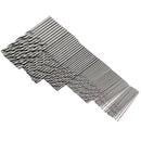 70pcs Drill Bits Straight Shank HSS Twist Drill Bits Set Power Tool (White)