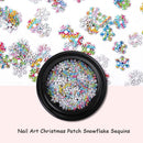 Christmas Nail Stickers Winter Snow Flake Nail Glitters DIY Manicure Art Design