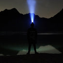 LED Headlight Sensor USB Rechargeable Cap Hat 100LM Clip Night Fishing Head Lamp