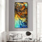 Abstract Line Oil Paint By Numbers Canvas DIY Picture Art Home Decoration Gif