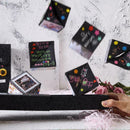 Creative DIY Up Cubes Card Explosion Burst Bouncing For Birthday Black L6C0 R6T7