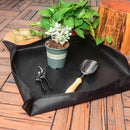 Plant Repotting Mat Waterproof Foldable Planting Pot Pad (Black 75x75cm) Newly