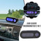 2 In 1 Digital LCD LED Car Electronic Time Clock Thermometer With N, K2N1