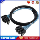 4pcs/set SATA III SAS Data Cable for Server SATA 7 Pin to SATA 7 Pin (0.5m)