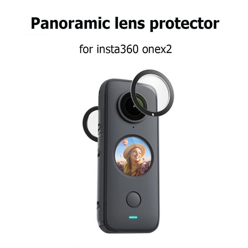 Panoramic Lens Guards Action Camera Lens Protective Cap Cover for Insta360 Onex2