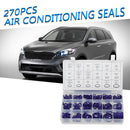 270pcs Assorted Air Conditioning Seal O-ring for R22 R134a Rubber Gaskets Purple