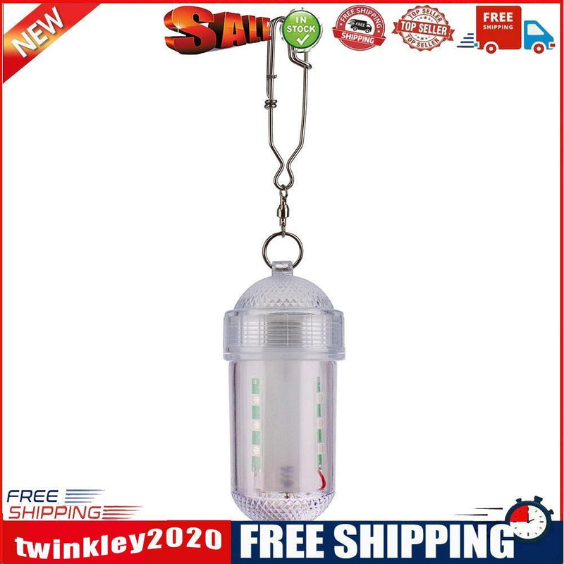 Underwater LED Fishing Attracting Lamp Luminous Lure Bait Light (Green)