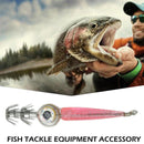 LED Electronic Shrimp Squid Jigs Hook 8cm Night Fishing Lure Bass Bait Tackle..