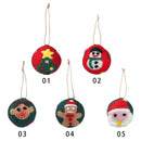 Home Ornaments Christmas Wool Ball Xmas Drop Hanging Pendant Felt Poke