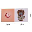 Cat Greeting Cards Special Shaped Bright Drill Diamond Painting DIY Cartoon Kit