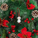 Loose Garland DIY Decor Christmas Wooden Bead Craft Snowman Wooden Bead Winter