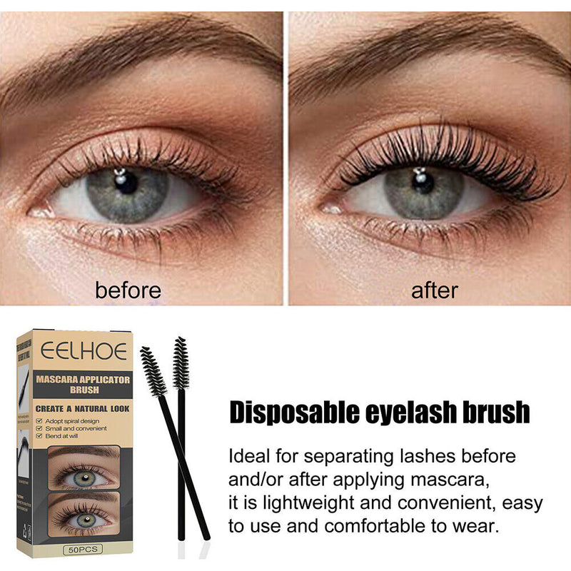 Disposable Eyelash Brushes Eyebrow Brush Mascara Wands Applicator Cosmetic