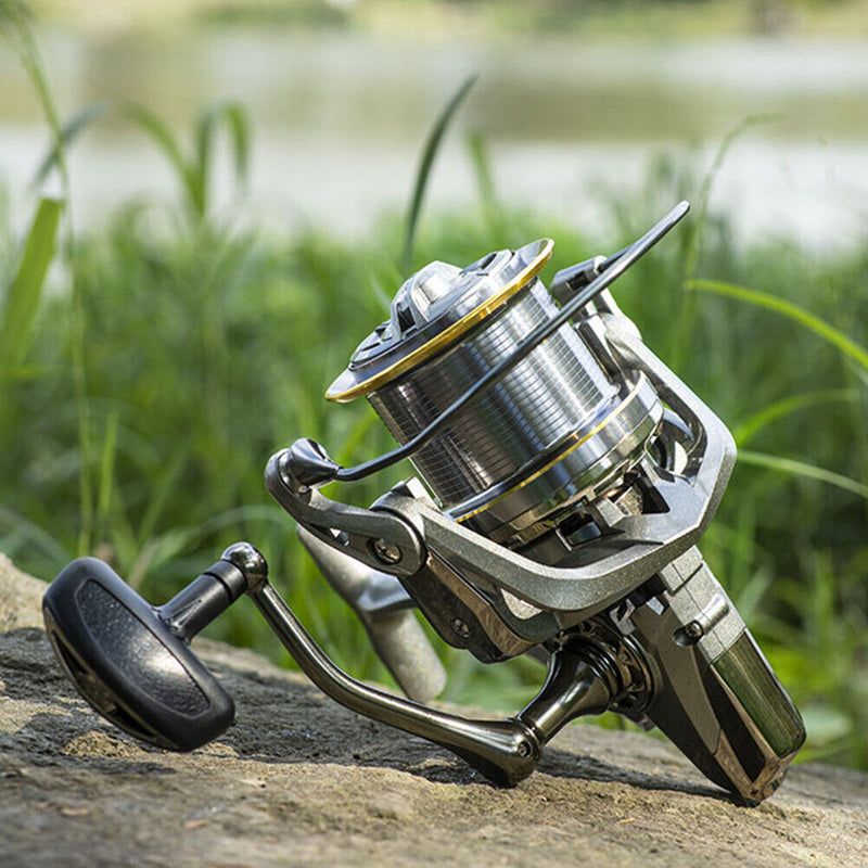 4.8/1 Spinning Fishing Reel Metal Fixed Spool Long Casting Reels Fishing Tackle