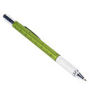 Ballpoint Pen Screwdriver Ruler Spirit Level Multifunction Pen(Green) Newly