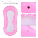 PVC Inflatable Pool Air Mattress Lounger Floating Water Hammock Bed (Pink) Newly