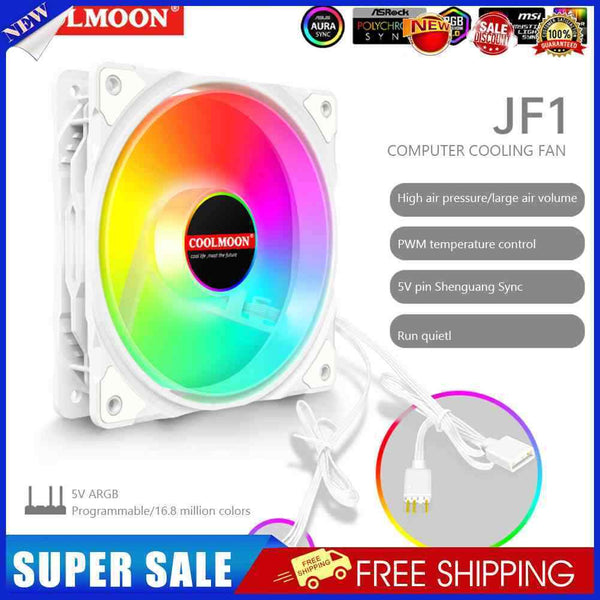 COOLMOON Case Fan Hydraulic Bearing Adjustable Speed Silent Computer Access