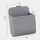Car Storage Bag Air Vent Dashboard Leather Organizer Hanging Box Phone Holder