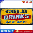 Weatherproof Retro Letter Iron Painting Wall Drawing Templates (DRINKS)