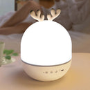 LED Rotating Night Light Projector Bluetooth Lamp Bedroom Lamp for Baby Gifts