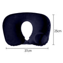Inflatable Neck Pillow U Shaped Travel Pillow Neck Support Car Auto Accessories