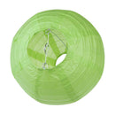 5pcs 8 inch Round Chinese Paper Lantern DIY Lamp Party Decor(Green)