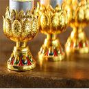Seat Craft Decoration Lotus Lamp holder Incense Burner Light stand Candlestick