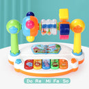 Rotating Mini Baby Music Piano Light Sound Educational Cognition Learn Keyboa