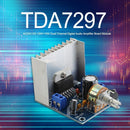TDA7297 AC/DC12V 15W+15W Dual Channel Digital Audio Amplifier Board Module