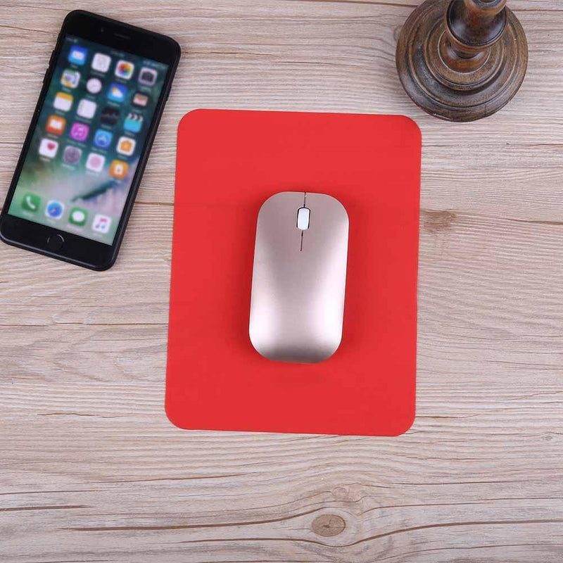 Silicone Anti-Slip Mouse Pad Waterproof Home Office Table Mat(Red) Newly