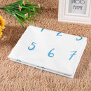 Cute Baby Photography Blanket Balloon Calendar Photo Props Backdrop Cloth