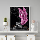 Diamond Painting Full Round Drill Angel Wings Rhinestone Modern Handmade Craft