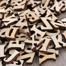 Patchwork Wood Sign Cutting Discs Tile Alphabet Unfinished Wooden Letters