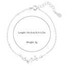 Accessories Jewelry Lucky Adjustable Leaf Bracelet Chain Bangle Couple Bracelet