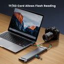 PD Charging Rj45 Ethernet 4K HDMI Docking Station USB Type-C Hub For Laptop PC