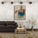 Painting By Numbers Kit DIY Tortoise Hand Painted Canvas Oil Art Picture