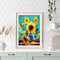 DIY Sunflower Painted On Canvas Artwork Oil Painting By Numbers Kit 40X50cm