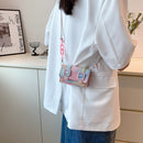 Women Mini Small Crossbody Bags Purse Leather Handbag Belt Buckle Shoulder Bags