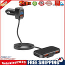 Car Rear Seat Charger 31W 3 USB Dual Type-C Auto Front Back Charger Adapter
