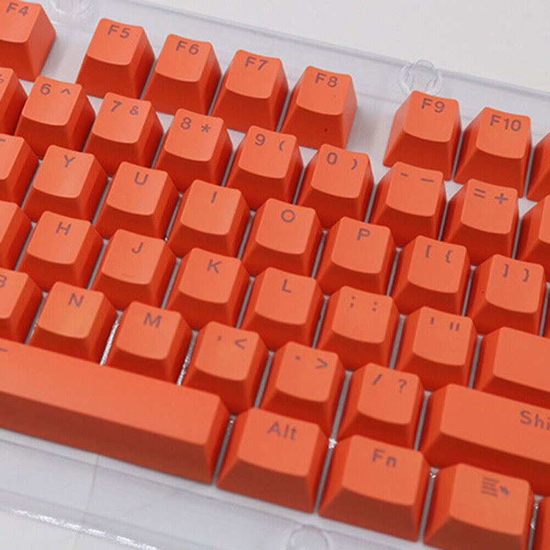 104pcs Universal Mechanical Keyboard Keycap PC Bakclit Key Cap Set (Orange)
