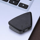 3.5mm Jack Microphone Earphone to 2.5mm Audio Adapter for Xbox 360(Black) Newly
