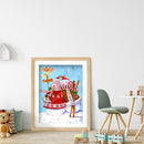 5D DIY Diamond Painting Snowman Full Round Drill Mosaic Art Picture Rhinest