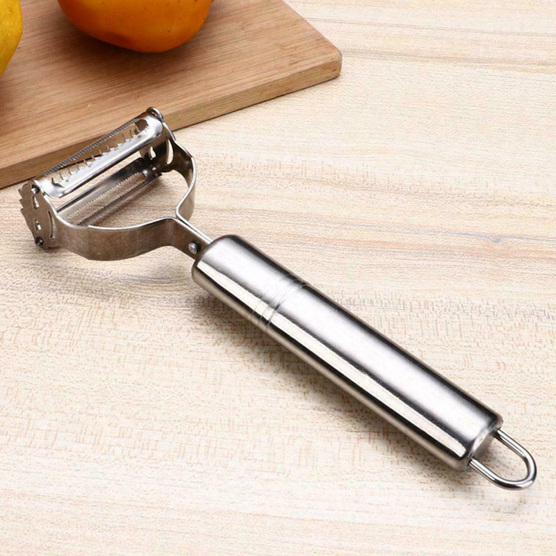 Carrot Fruit Slicer French Cutter Grater Steel Potato Vegetable Peeler A4P0