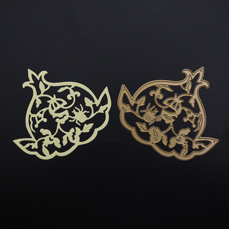 Pomegranate Flowers DIY Handmade Craft Stencils Decor Tool Set Cutting Die-