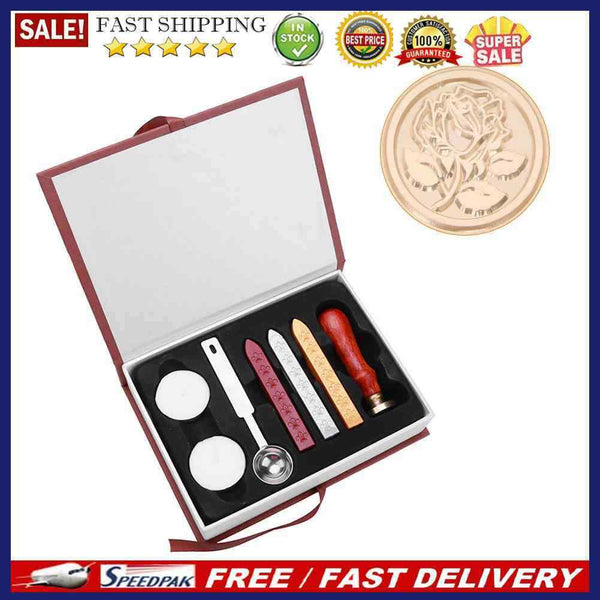 Vintag Rose Patterns Sealing Wax Stamp Wedding Invitation Stamp Envelope Supp