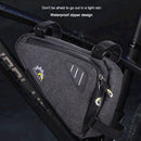 Large Capacity Bicycle Triangle Bag Mountain Bike Cycling Top Front Tube Pouch