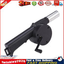 BBQ Fan Air Blower Fire Starter Portable Manual Bellows for Picnic Camping Newly